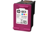 HP 651 Color Ink Cartridge C2P11AE